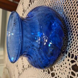 Indiana Glass Illusions Vase 4" Cobalt